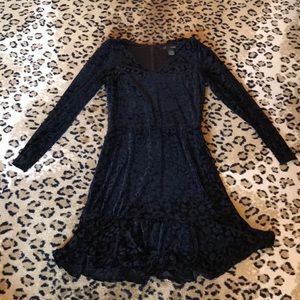 Black Leopard Dress